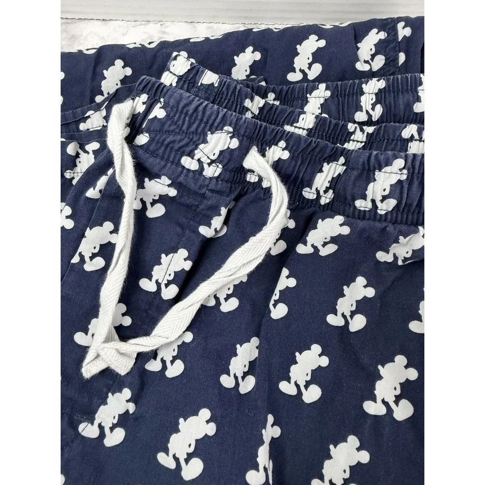 Disney Parks Pants Men's Large Navy Blue Mickey Mouse Lounge Pajamas